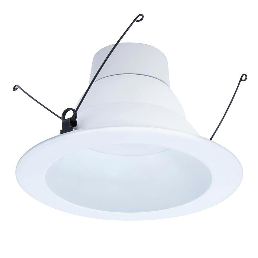 ELITE LIGHTING 4inch 3000K 650LM RL Series LED Retrofit, White Baffle Trim