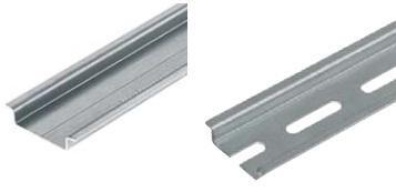 DIN Mounting Rail, DIN Rail, Weidmuller Terminal Blocks, End Brackets &  Plates, 152.4 mm, 7.5 mm