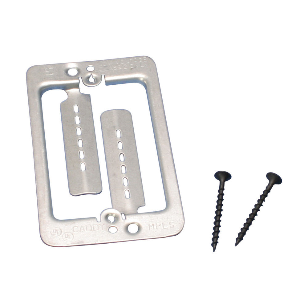 ERICO MPLS 1-Gang CADDY® Low Voltage Mounting Plate with Screws