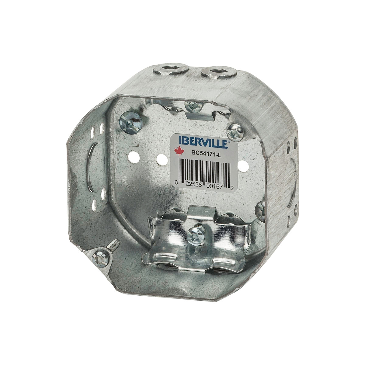 ABB 4 inch x 2-1/8 inch Deep 21 Cu.In. Iberville Octagonal Box