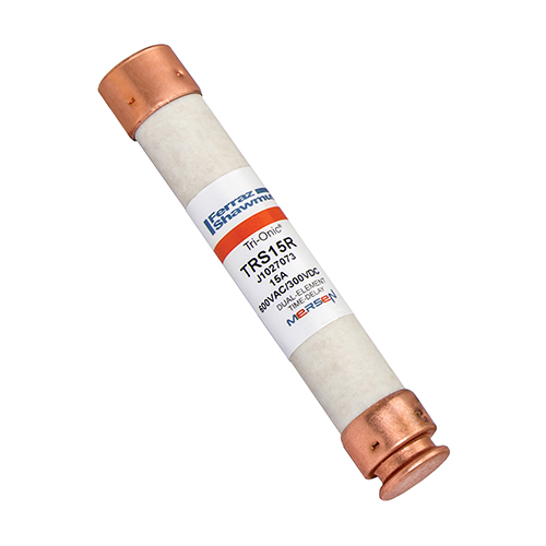 MERSEN TRS15R 15Amp 600V 200kA Tri-Onic® SmartSpot® TRS Series Class RK5  Time-Delay Fuse