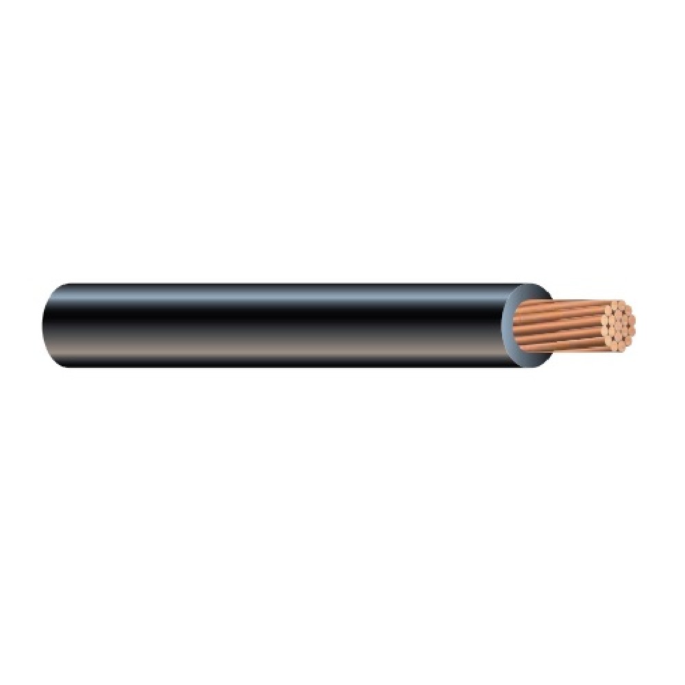 Rollo de Cable corriente Gravity CP8BK 76mts Calibre 8 - Negro