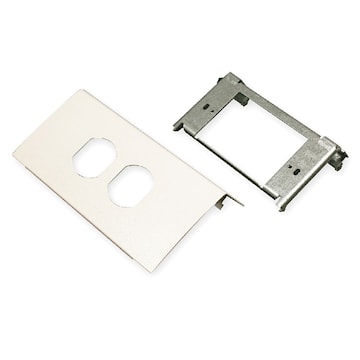 WIREMOLD DS4047D-DV DS4000 Series Single Channel Duplex Device Plate ...