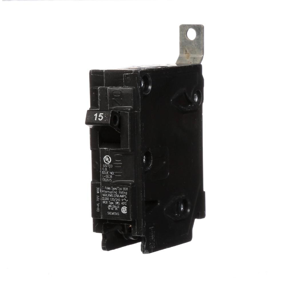 SIEMENS CANADA B115H 15Amp 1-Pole 120V 22kA Type BLH Bolt-On Molded Case  Circuit Breaker