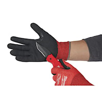 Milwaukee 48-22-8946 Nitrile Level 4 Cut Resistant Dipped Work Gloves Medium  Red
