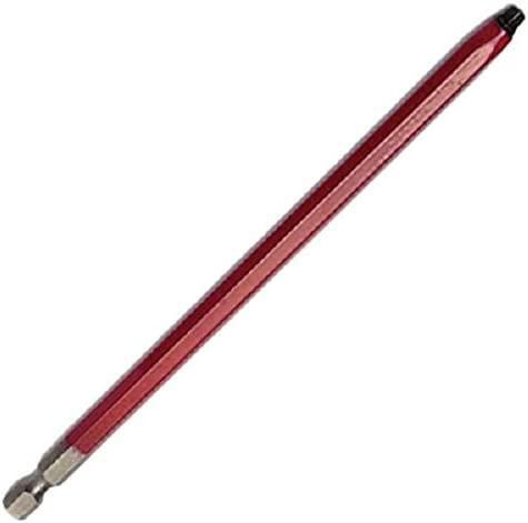 RACK-A-TIERS 6 inch Long #2 Robertson Packaged Square Bit, Red