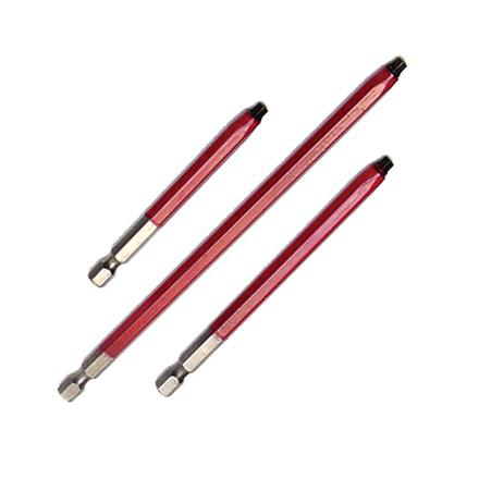 RACK-A-TIERS 6 inch Long #2 Robertson Packaged Square Bit, Red