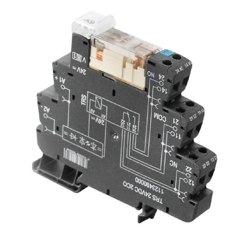 WEIDMULLER 1123530000 6A 120V 2 CO TERM Series TRS Relay Module