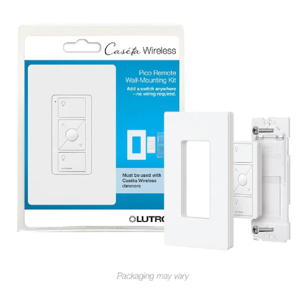 LUTRON Caseta Wireless Pico Paddle Smart Remote Wall Mounting Kit