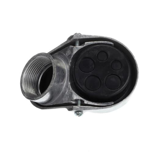 thumbnail image 2 of 1-1/4 Inch Threaded Aluminum Weatherproof Service Entrance Cap – Metal Electrical Mast Cover 2 of 5