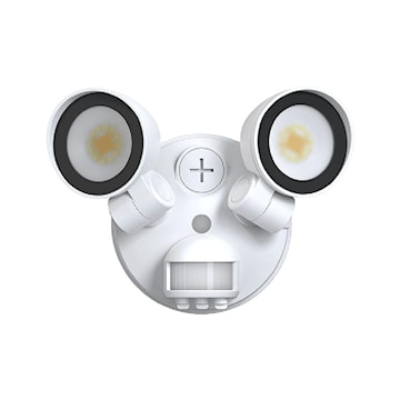 AIMLITE CORP 120V 3CCT CSH Series Dual Head LED Security Light, White