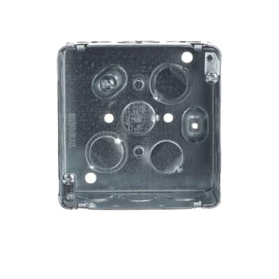 ABB 4 inch Iberville Metallic Square Box